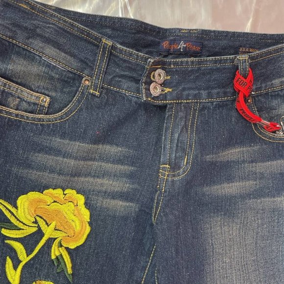 New People4Peace New Low Rise Boot Cut Size 31 - Picture 11 of 13